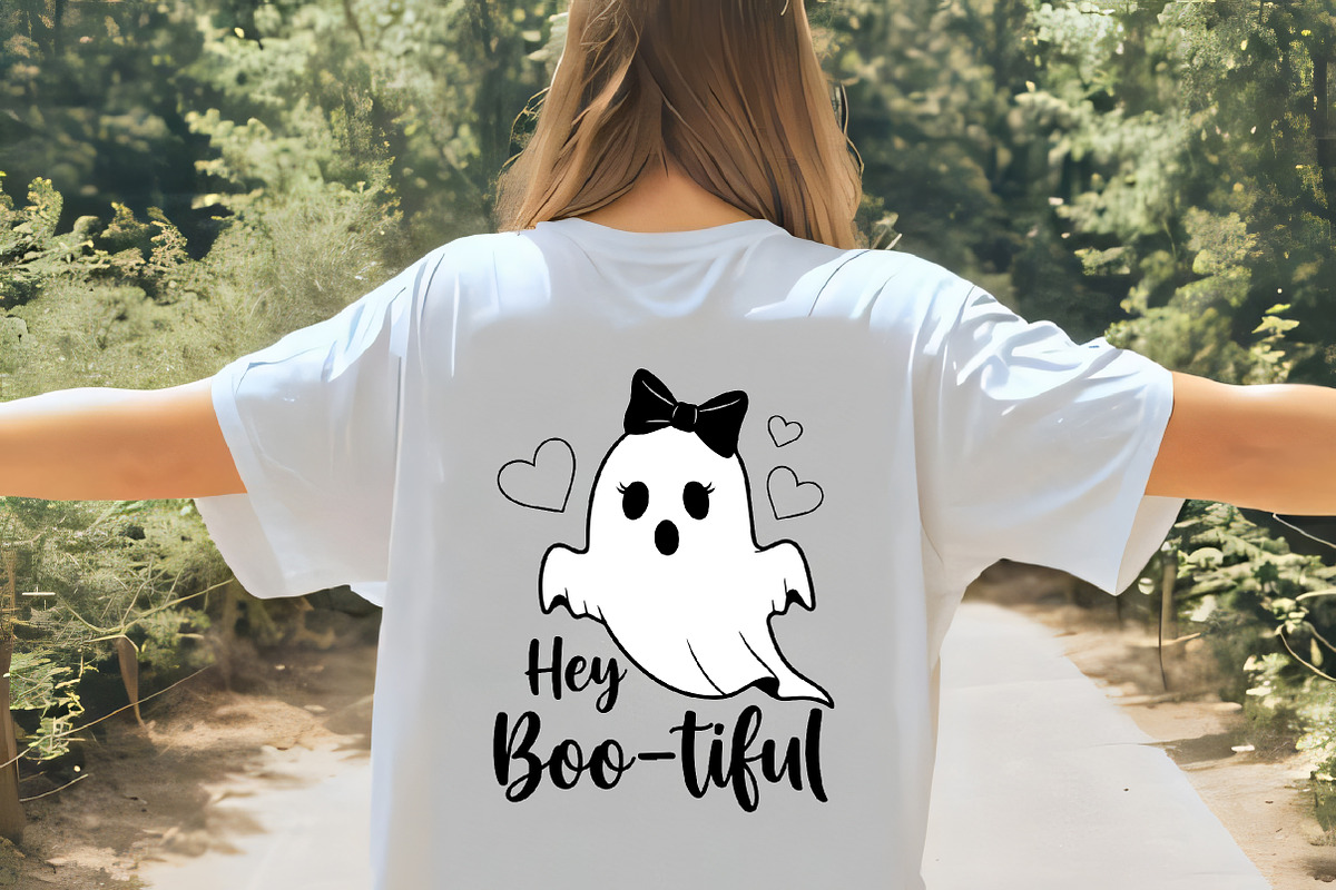 Hey Boo-tiful Ghost SVG PNG, an Illustration by CrexoraLab (Photo 2 of 4)