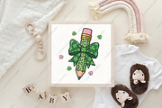 St Patricks Day Teacher Coquette PNG, an Illustration by CraftArtStudio (Thumbnail 4 of 4)