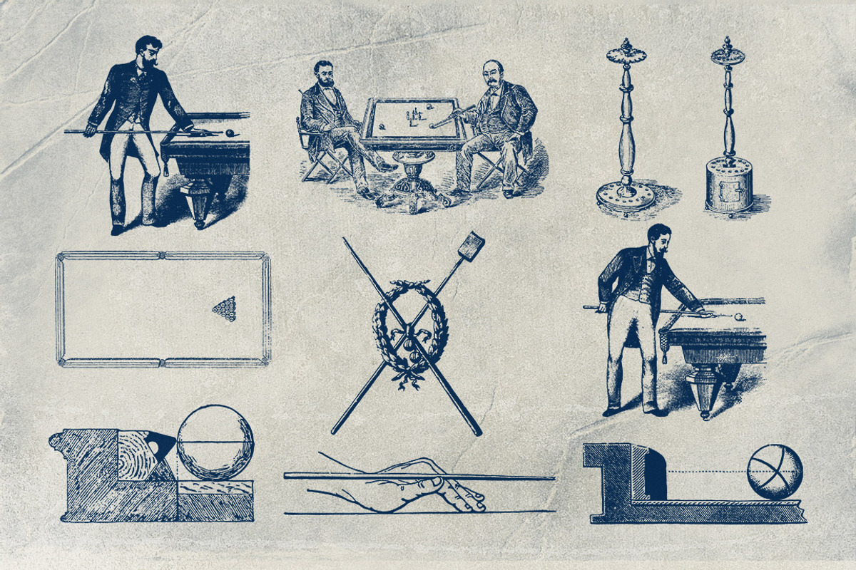 Retro billiards, an Illustration by Retro Machine (Photo 4 of 7)