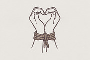 Bound by Love PNG, Romantic Line, an Illustration by SharpMarketplace (Thumbnail 1 of 3)