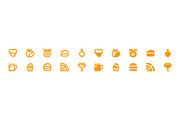 340 Food and Drinks Material Icons, a Solid Icon by Creative Stall (Thumbnail 7 of 7)