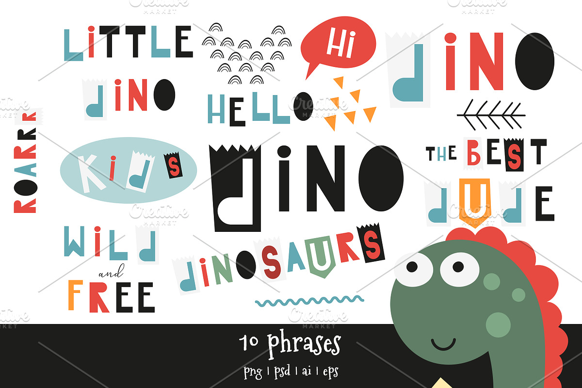 Nursery Art Dinosaurs, an Animal Illustration by Nursery Art (Photo 10 of 11)