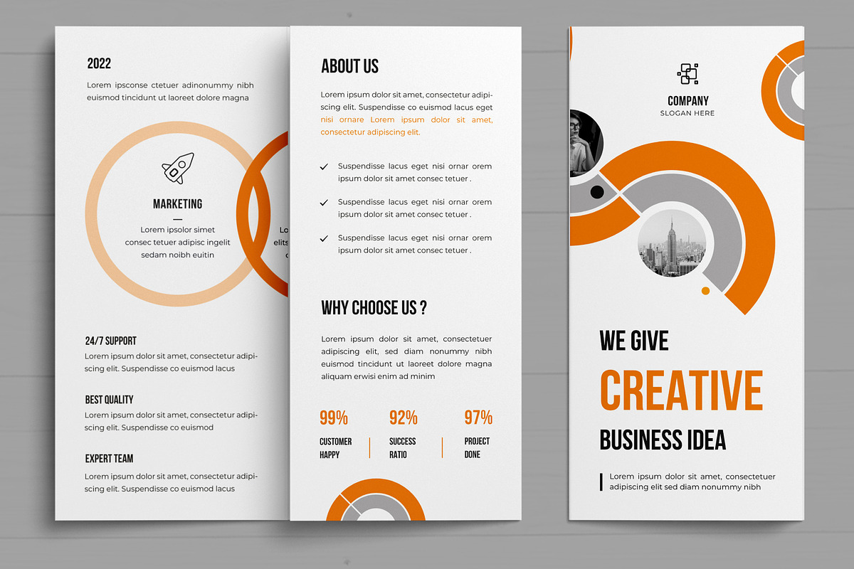 Corporate Tri Fold Brochure, a Brochure Template by MightyDesign (Photo 4 of 7)