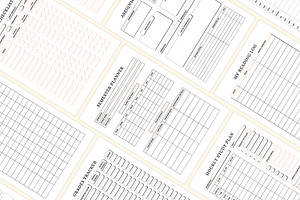 Digital Student Planner Template