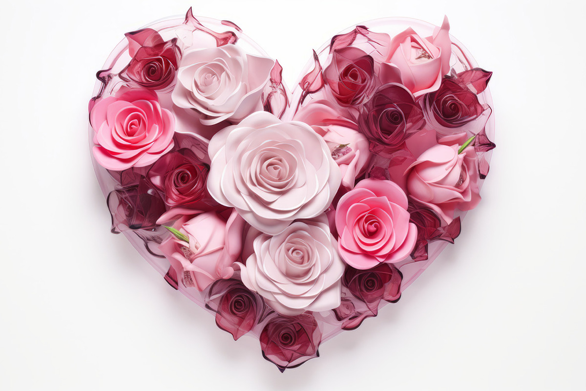 61 Flower Hearts, a Nature Photo by Handmadefont (Photo 3 of 12)