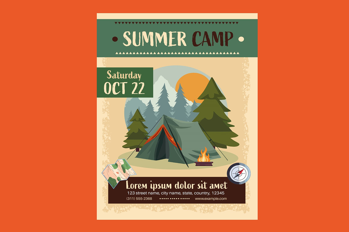 Summer Camp Event Flyer, a Templates & Theme by studiogstock (Photo 2 of 3)