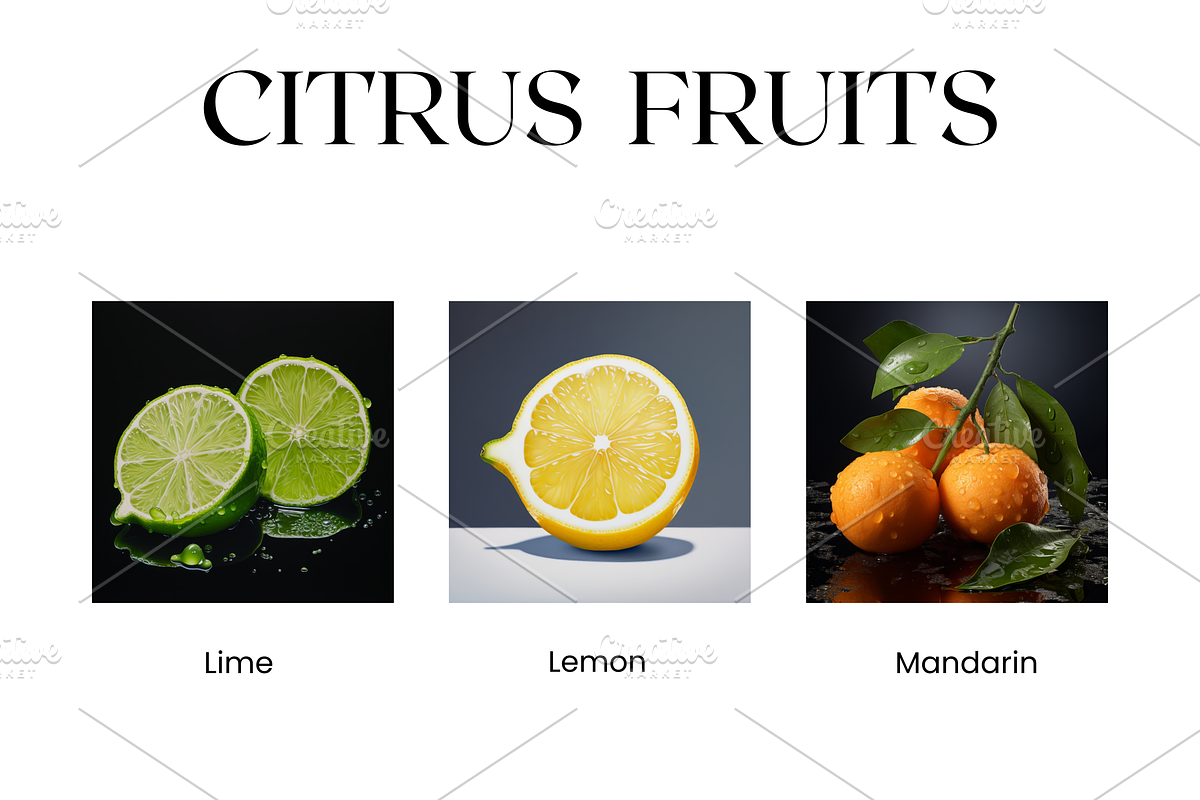 Variety Citrus Fruit Images, Lemon, a Food & Drink Photo by BrushstrokeArtGB (Photo 2 of 4)