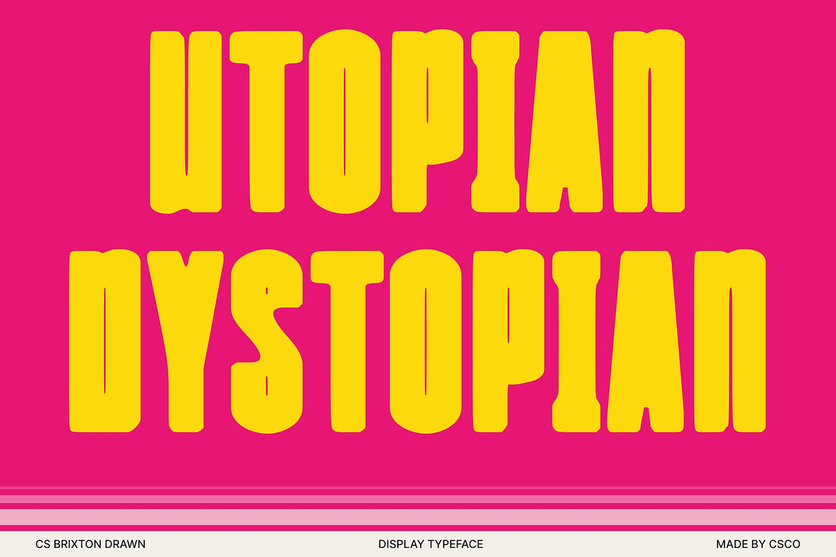 CS Brixton Drawn, a Sans Serif Font by Craft Supply Co. (Photo 2 of 8)