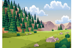 Road trip vacation, travel. On way, an Illustration by the8monkey
