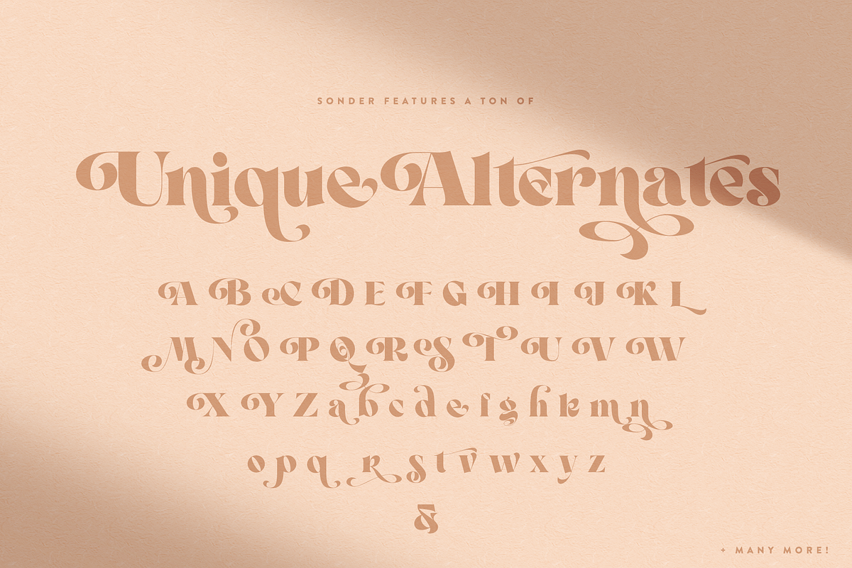 Sonder - Beautiful Serif Typeface, a Serif Font by 1871 Project (Photo 8 of 14)