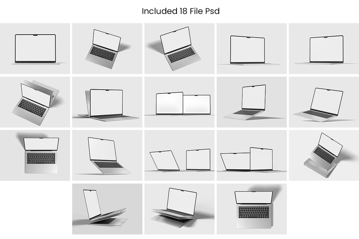 Isometric laptop mockup, a Mac Mockup by Graphicbars (Photo 8 of 20)