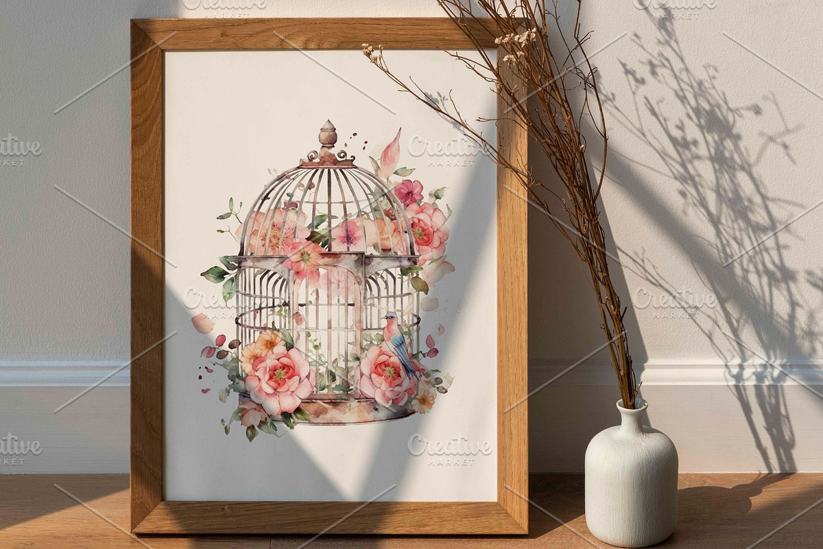 22Watercolor Wedding Clipart PNG Set, an Illustration by Jalina Clipart Studio (Photo 8 of 8)