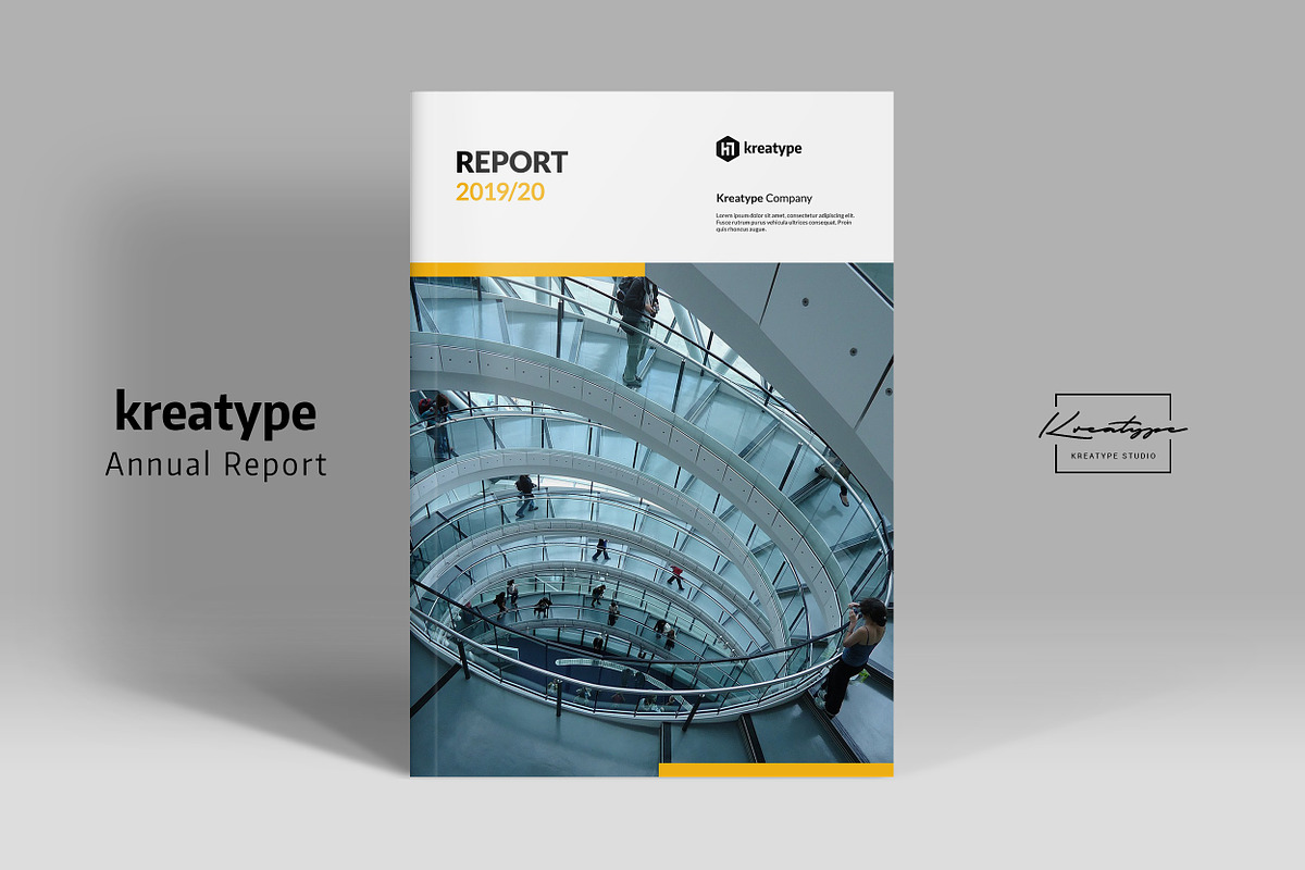 Kreatype Annual Report, a Brochure Template by Kreatype Studio (Photo 1 of 8)