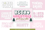 RETRO CHRISTMAS FONT BUNDLE V1, a Handwritten Font by Blush Font Co. (Thumbnail 1 of 10)