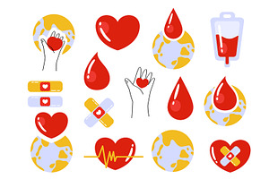 Hand-Drawn Blood Donation, a Healthcare Illustration by the_myro