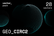 GEO_CIRC2 Vector Pack, a Background Graphic by codetoform (Thumbnail 1 of 14)