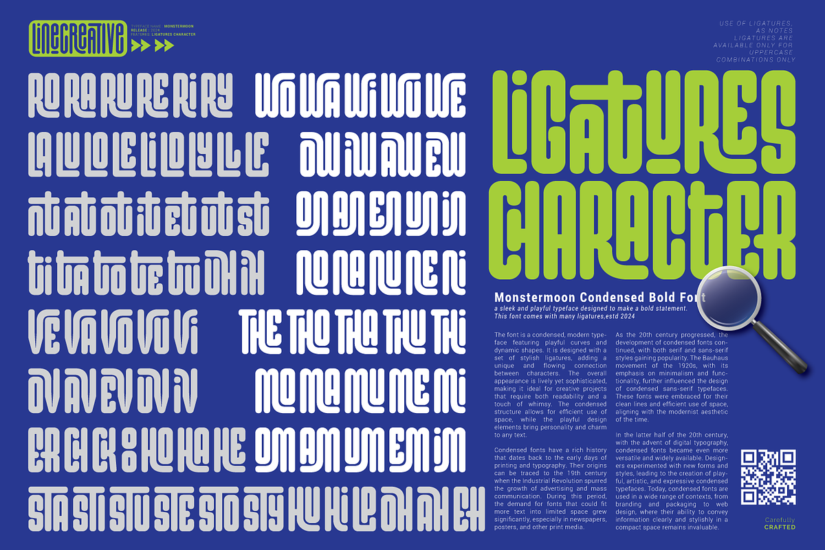 Monstermoon, a Sans Serif Font by Linecreative (Photo 9 of 9)