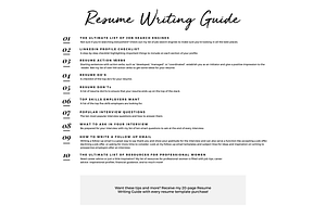 Resume Template - Elizabeth