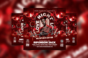 Valentines Flyer Red Romantic Event, a Flyer Template by StarPixles11 (Thumbnail 1 of 3)