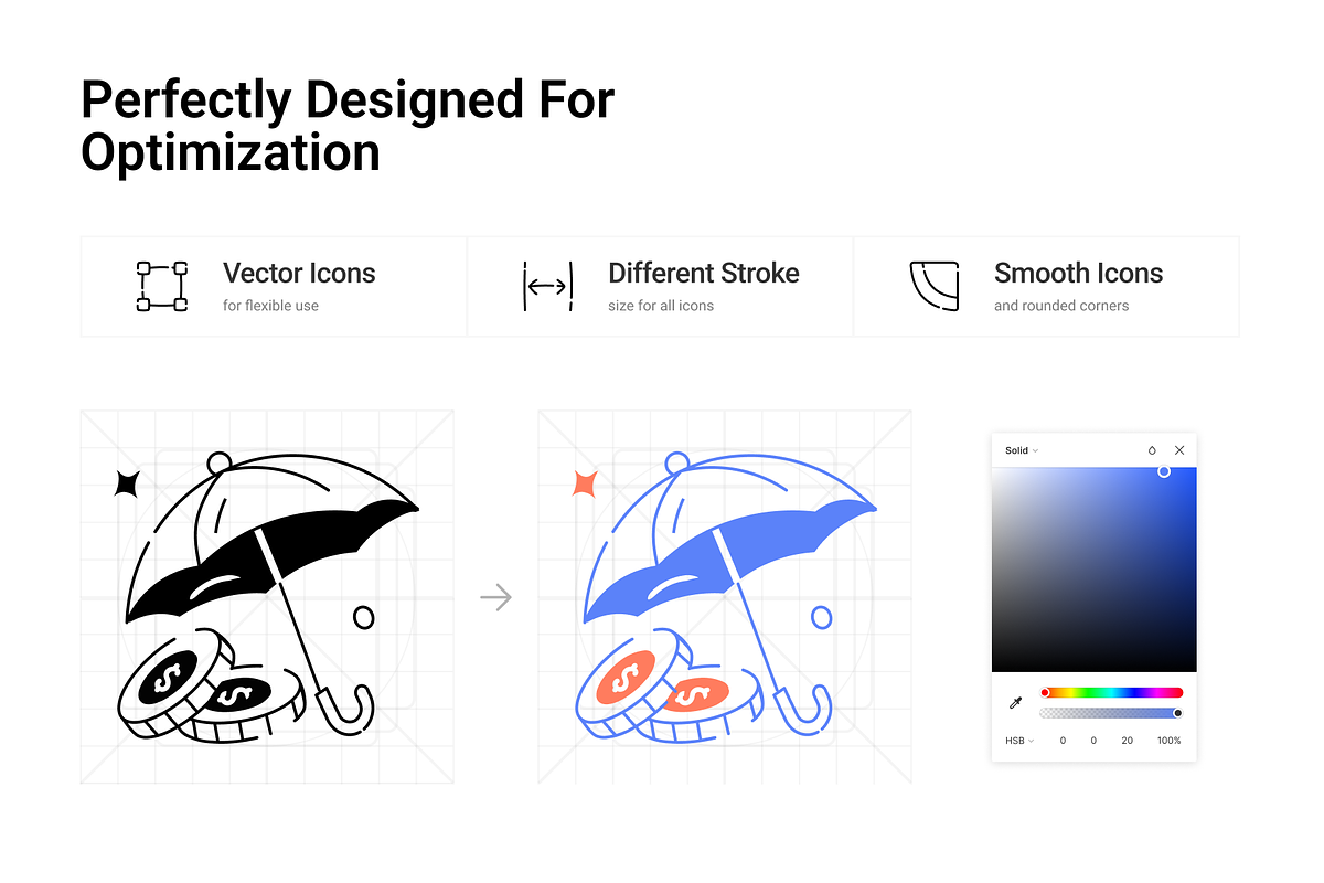 Doodle Work Icons, a Solid Icon by Prosymbols (Photo 3 of 6)