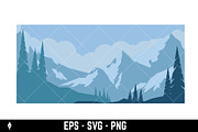 Vector landscapes, a Seasonal Illustration by Vectorhight (Thumbnail 3 of 3)
