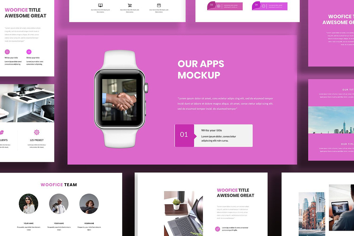 Woofice Business Google Slides, a Presentation Template by Infinity Vector Studio (Photo 2 of 5)