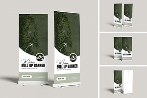 Roll Up Banner Mockup, an Advertising Mockup by Twins_studio926