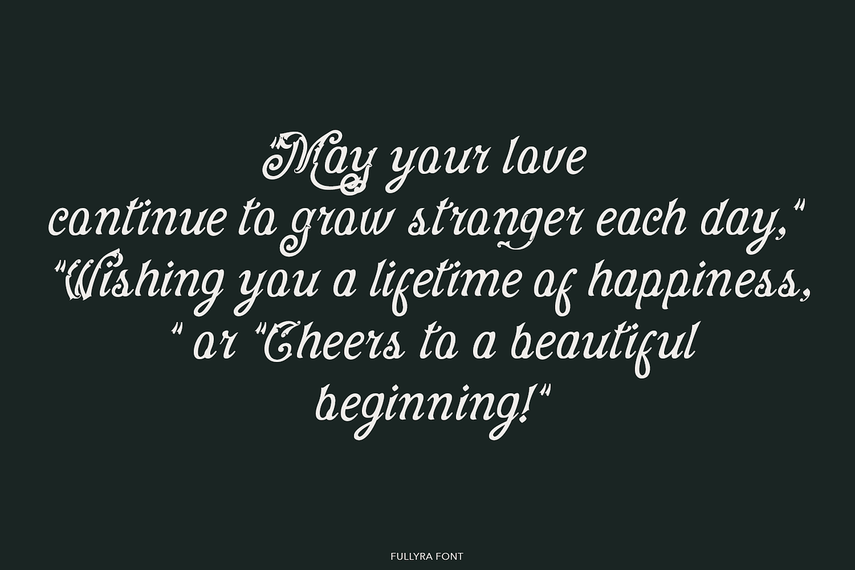 Fullyra Script, a Script Font by TypeClassHeroes (Photo 9 of 15)