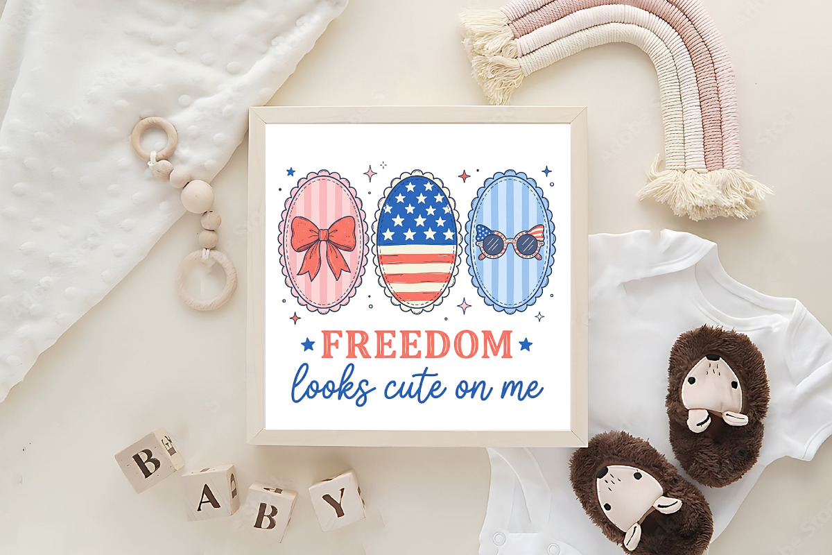 4th of July Hand-drawn PNG Bundle, a Work Illustration by CraftArtStudio (Photo 4 of 4)