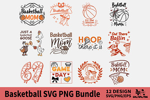 Basketball SVG PNG Bundle, an Object Graphic by Ya_ Design Store
