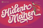 Hiderh Mahen — Bold Groovy Script, a Script Font by Enxyclo Studio (Thumbnail 1 of 27)