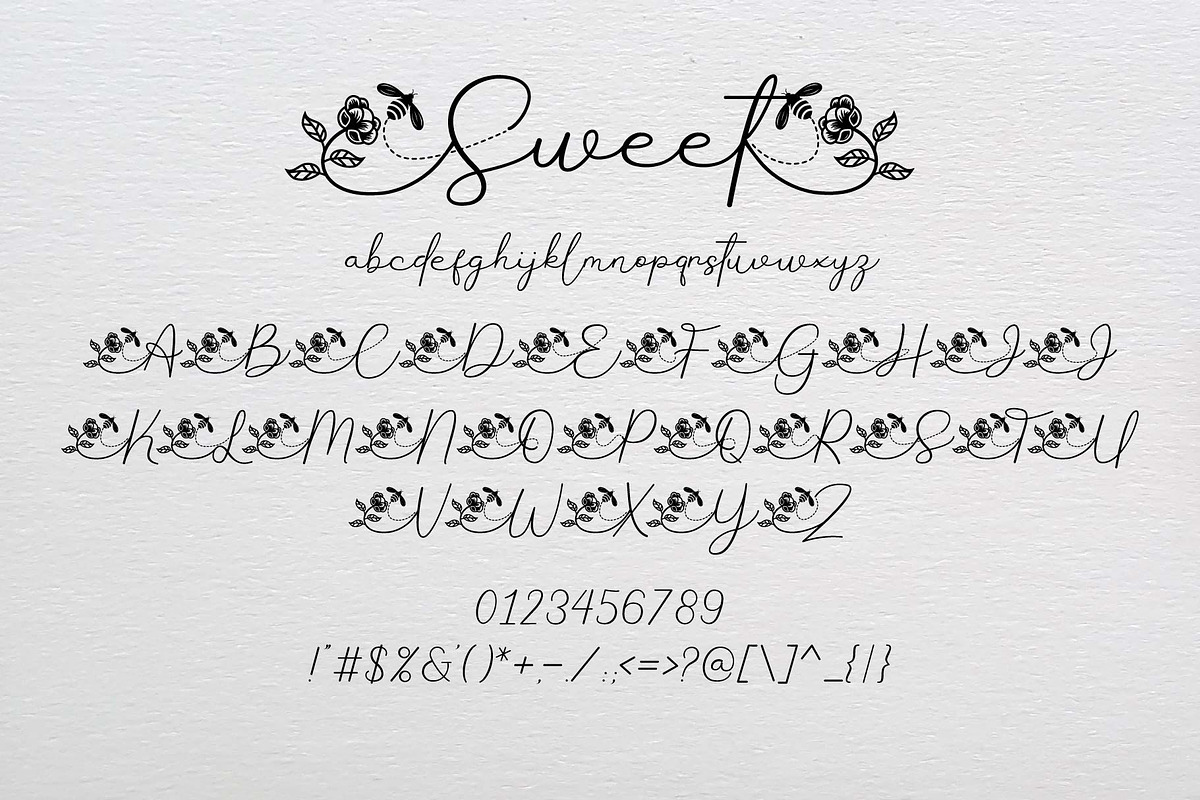 Sweet Script Font, a Script Font by Densu Creative (Photo 5 of 7)