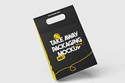 Takeaway Paper Bag Mockup, a Packaging Mockup by graphicsauce (Thumbnail 4 of 4)