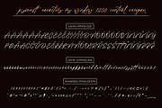Pisonest (Glyph Central Europan), a Script Font by Meutuwah (Thumbnail 10 of 10)