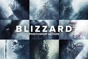Blizzard Photoshop Action