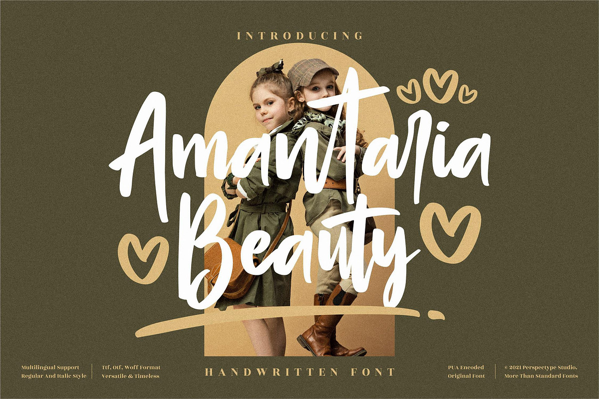 Amantaria Beauty Handwritten LS, a Script Font by GranzCreative (Photo 1 of 15)