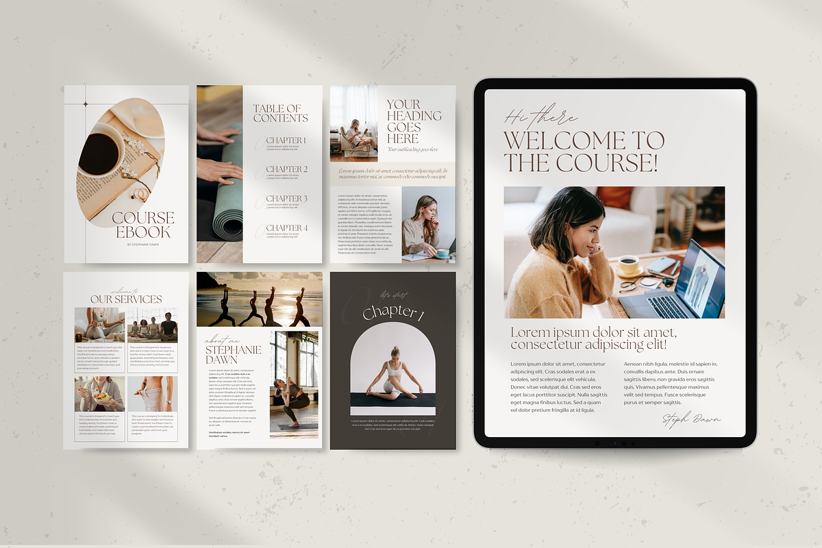 Workbook, Ebook, Canva Template, a Marketing Template by Studio B | Canva Template (Photo 1 of 6)
