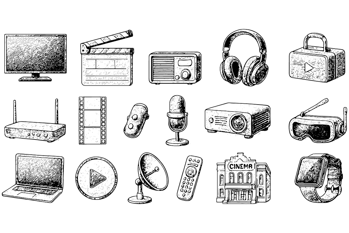 Entertainment Media Equipment, an Object Graphic by RT Studio (Photo 3 of 4)
