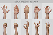 Hand Signs & Gestures, a Device Mockup by h3design (Thumbnail 6 of 7)