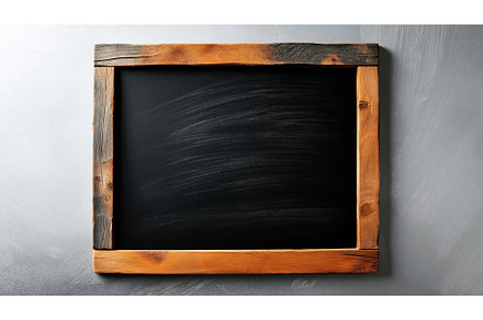 Blank chalkboard with a rustic, a Background Photo by Sergey Kotenev