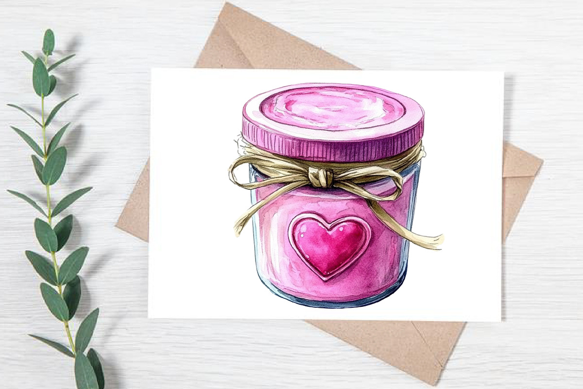 Valentine's Day Cosmetics Clipart, an Illustration by Canvas Craft (Photo 6 of 6)