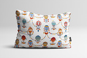 Vintage Hot air balloon pattern, a Pattern Graphic by Good Studio (Thumbnail 2 of 3)