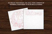 Welcome Fall Door Sign SVG Bundle, a Decorative Illustration by svgocean (Thumbnail 8 of 11)