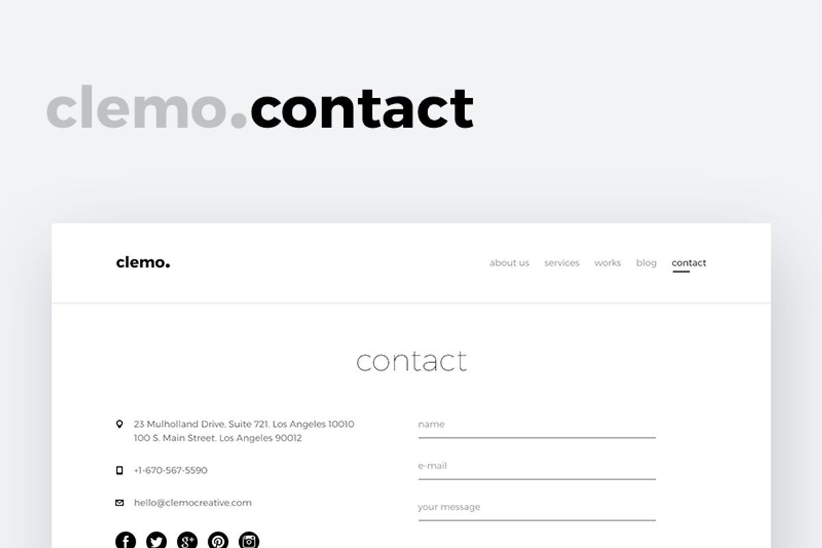 Clemo - Multipurpose PSD Template, a Websites & App Template by uispot (Photo 10 of 10)