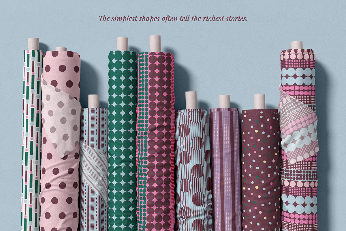 Joy Of Dots: Pattern & Frames, a Pattern Graphic by Essentially Nomadic (Photo 3 of 12)
