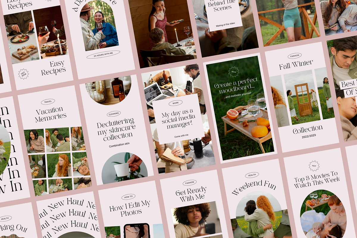 20 Pink Instagram Reel Covers, a Social Media Template by Studio K (Photo 7 of 7)