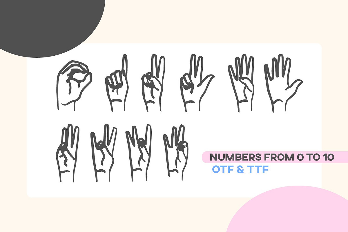 ASL SVG Bundle Sublimation Sign Font, an Education Illustration by InkCloudDesign (Photo 3 of 23)