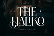 Haliko Elegant Serif Font, a Serif Font by Graphicxell (Thumbnail 1 of 8)