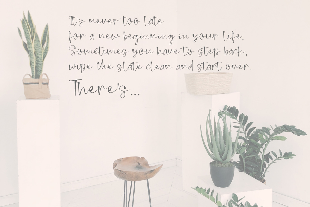 Beaujolais | Handwritten Font preview 6