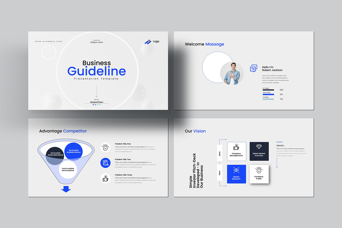 Business Guideline Template, a Presentation Template by Creative-Work (Photo 3 of 9)